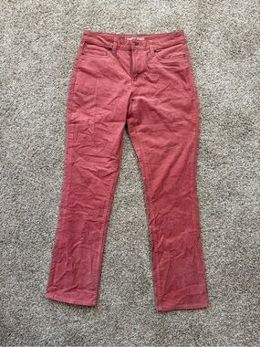 Lands’ End Women's Mid Rise Straight Leg Corduroy Pants